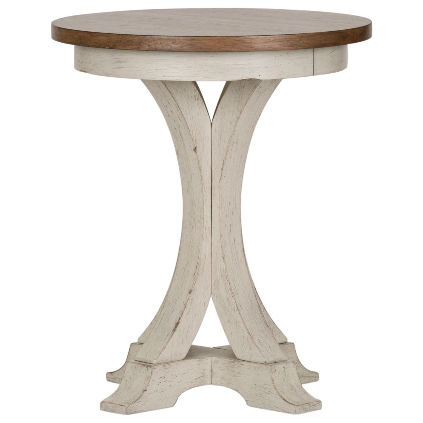 Liberty Furniture Farmhouse Reimagined 652 OT1021 Round Chair Side